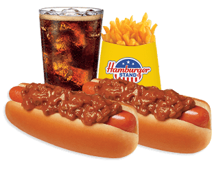 Media for Combo #5 Two Chili Dogs, Big Fries and Small Drink
