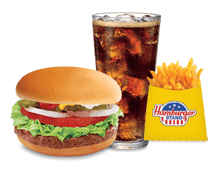 Media for Combo #7 Deluxe Burger, Big Fries and Small Drink