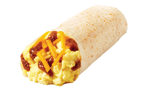 Chili Cheese Egg Burrito