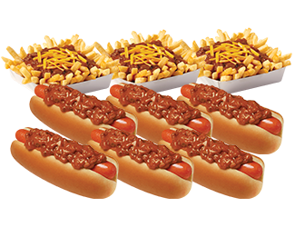 Media for Crowd Pleaser #15 - Six Chili Dogs and Three Chili Cheese Fries