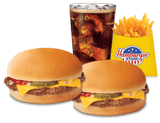 Link to Combo #1 Two Cheeseburgers, Big Fries and Small Drink