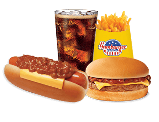 Media for Combo #2 Chili Cheeseburger, Chili Cheese Dog, Big Fries and Small Drink