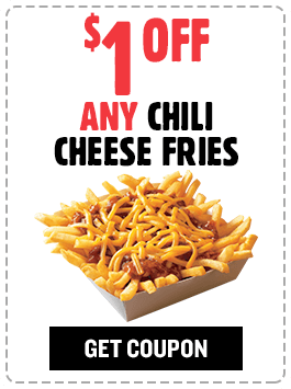 $1 Off Any Chili Cheese Fries Coupon