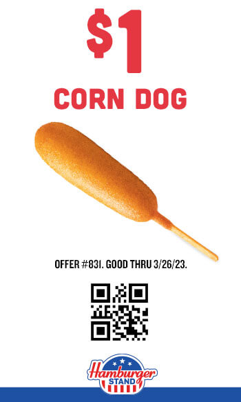 $1 Corn Dog Coupon #831