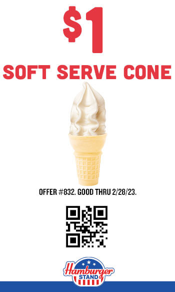 $1 Soft Serve Cone Coupon #832