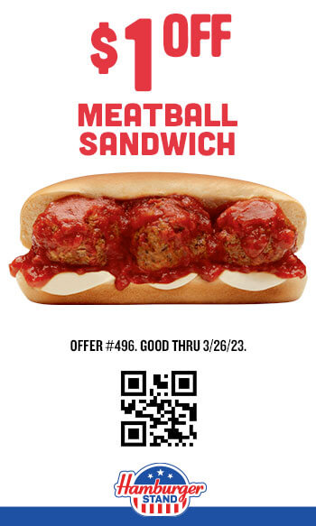 $1 Off Meatball Sandwich Coupon #496