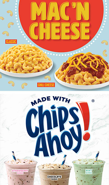 Mac N Cheese and Chips Ahoy promotions