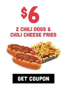 $6 - 2 chili dogs, chili cheese fries - #828