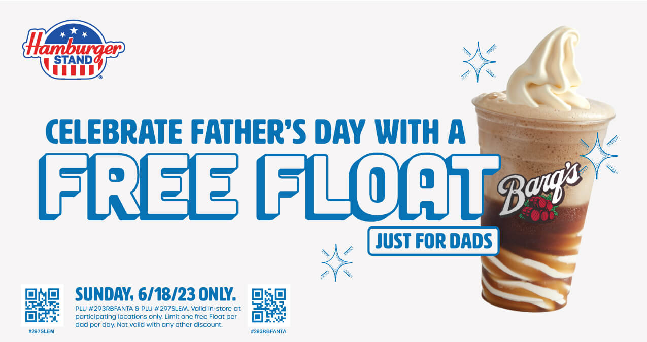 Hamburger Stand Fathers Day Coupon