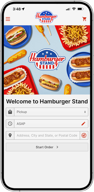 Hamburger Stand Mobile App