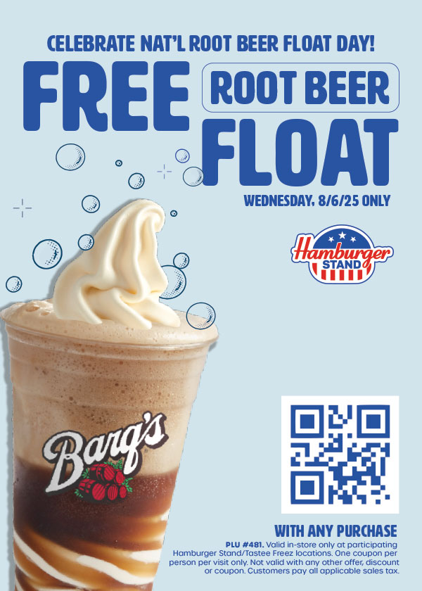 Hamburger Stand Root Beer Float Day