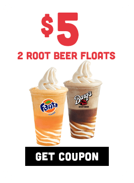 $5 Two Root Beer Floats