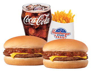 Media for Combo #4 Two Chili Cheeseburgers, medium fries & small drink