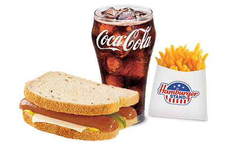 Combo #9 Polish Sandwich, medium fries & small drink