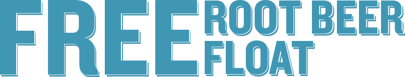 free root beer float